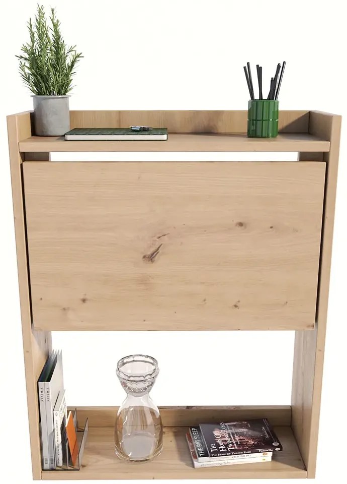 Składane biurko pod laptopa dąb artisan D6-C52