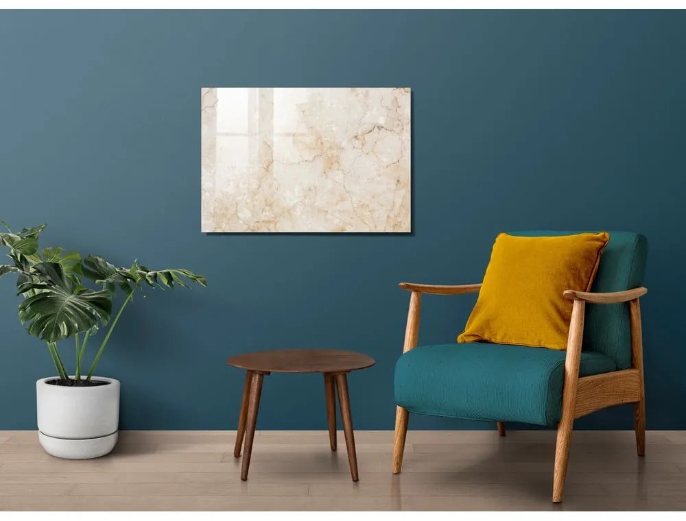 Szklany obraz 70x50 cm Marble – Wallity