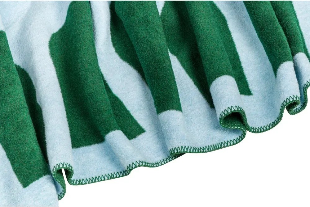 Zielono-niebieski koc 150x200 cm Gilli – noo.ma