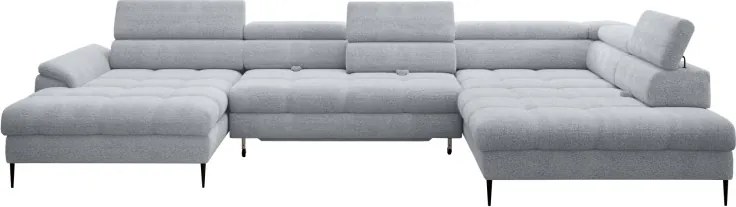 Narożnik EMPOLI XL w układzie U Lewostronny z funkcją spania Lewostronny w ktaninie AUSTIN 03 WERSAL