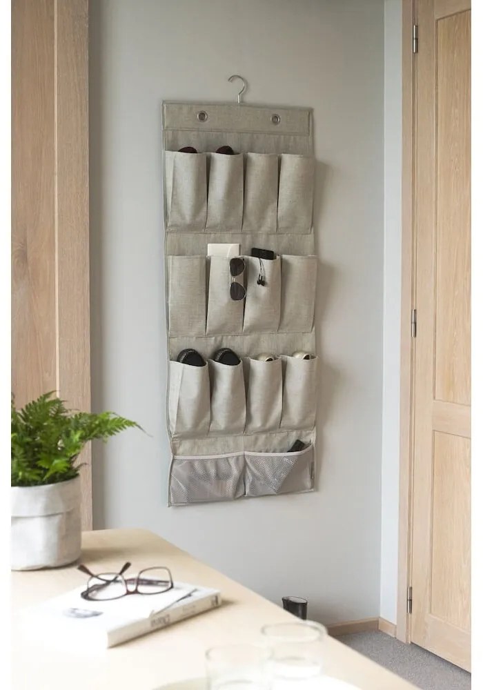 Wiszący tekstylny organizer do szafy – Bigso Box of Sweden
