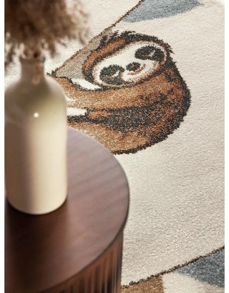 Kremowy dywan dziecięcy 160x230 cm Walk like an Elephant Rainbow Party – Villeroy&amp;Boch