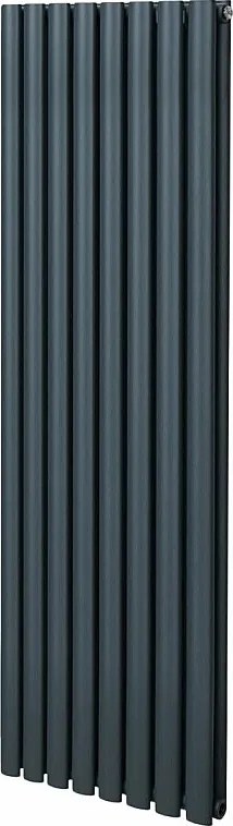 Grzejnik kolumnowy owalny – 1600 mm x 480 mm – antracytowo-szary