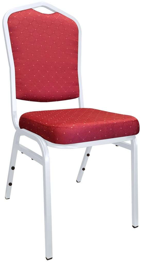 Krzesło Vega tkanina Dot bankietowe konferencyjne stelaż metalowy