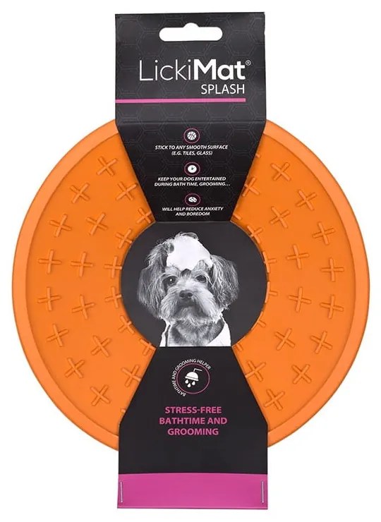 Mata do lizania do wanny Splash Orange – LickiMat