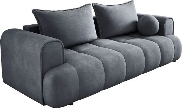 Sofa COCO z funkcja spania i pojemnikiem CIEMNY SZARY CLOUD 91