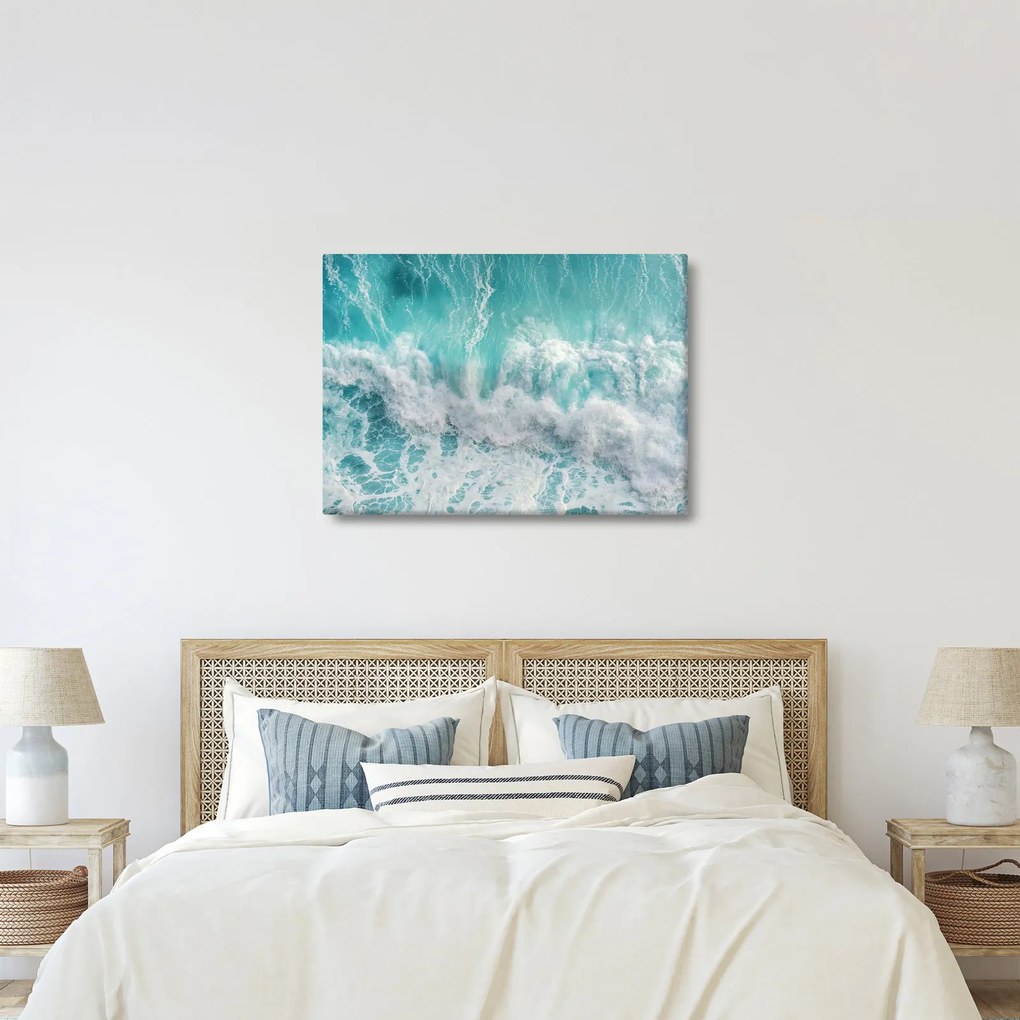 Obraz - Widok na fale oceanu (70x50 cm)