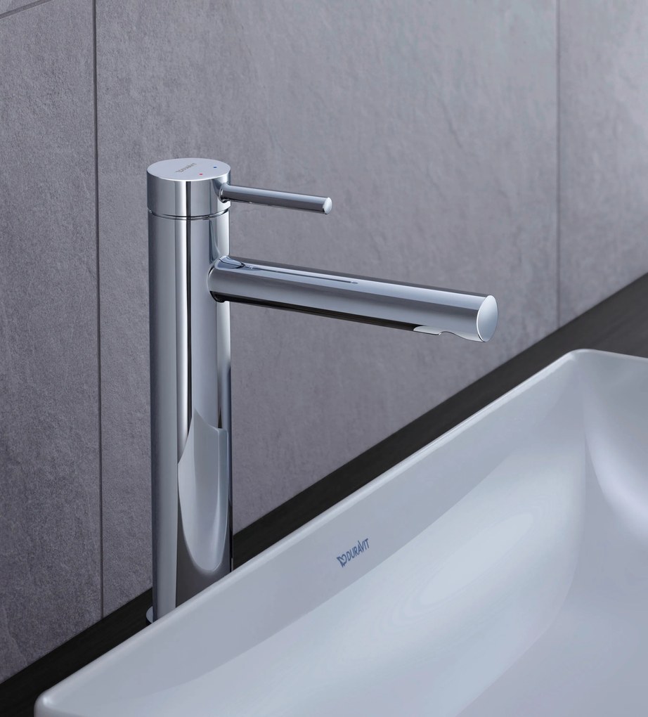Duravit Circle jednouchwytowa bateria umywalkowa L Chrom - strumień AirPlus