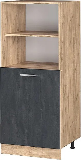 Szafka kuchenna czarny beton 60x57x143 r-line