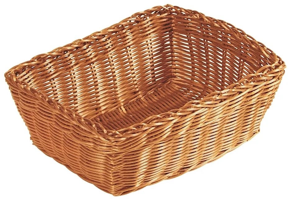 Kesper 17837 Koszyk na pieczywo i owoce, brązowy, 28 x 20 x 11,5 cm