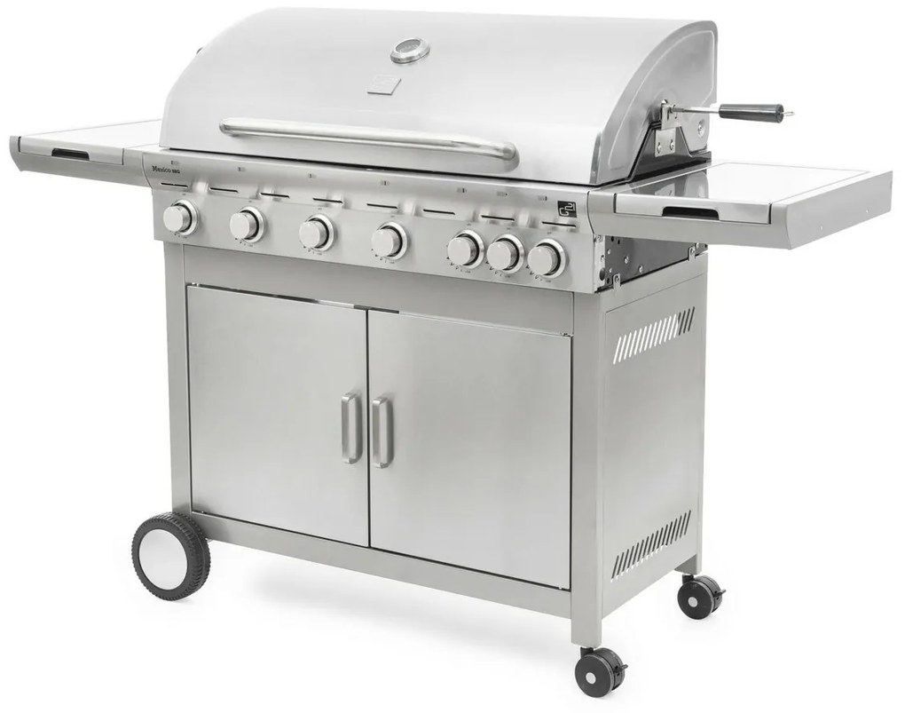 Grill gazowy G21 Mexico BBQ Premium line, 7 palników + gratis reduktor ciśnienia