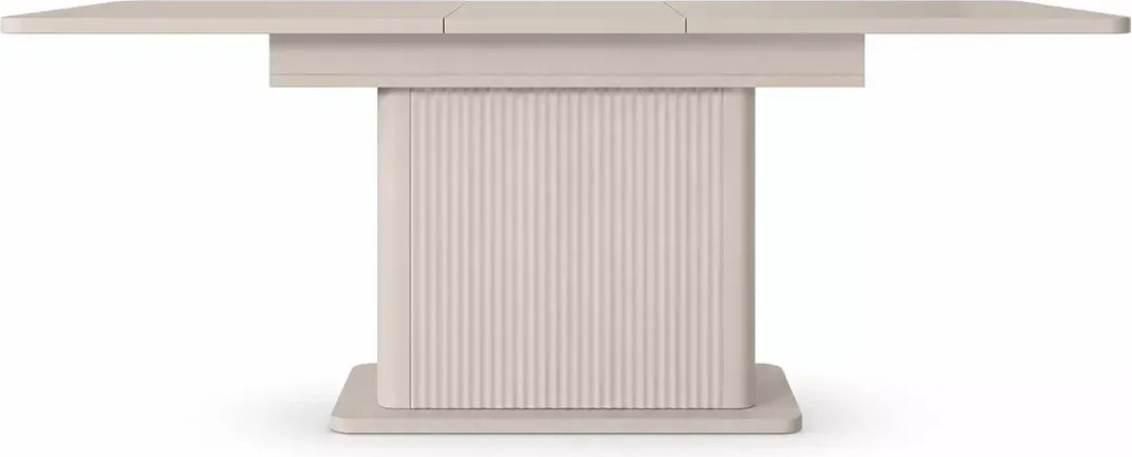 Stół rozkładany Dominica 160–200 cm – nowoczesny stół do jadalni i salonu, beżowy