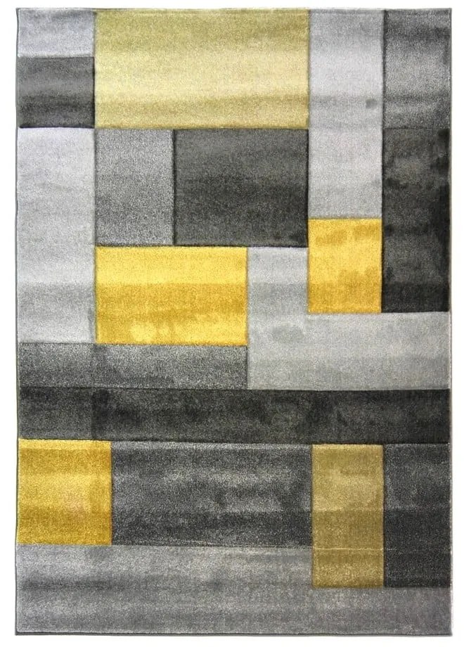 Szaro-żółty dywan Flair Rugs Cosmos, 120x170 cm