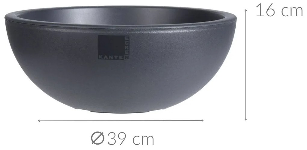 Duża donica plastikowa, Ø 39 cm