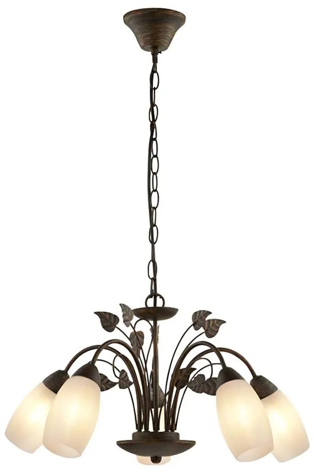 Globo 30800523X - Żyrandol na łańcuchu VENEZIA 5xE14/40W/230V