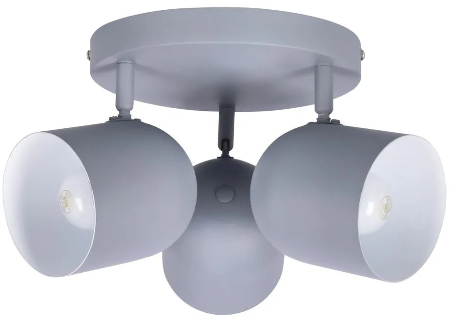 Jasnoniebieska lampa sufitowa z metalowym kloszem 32x32 cm Azuro – Candellux Lighting