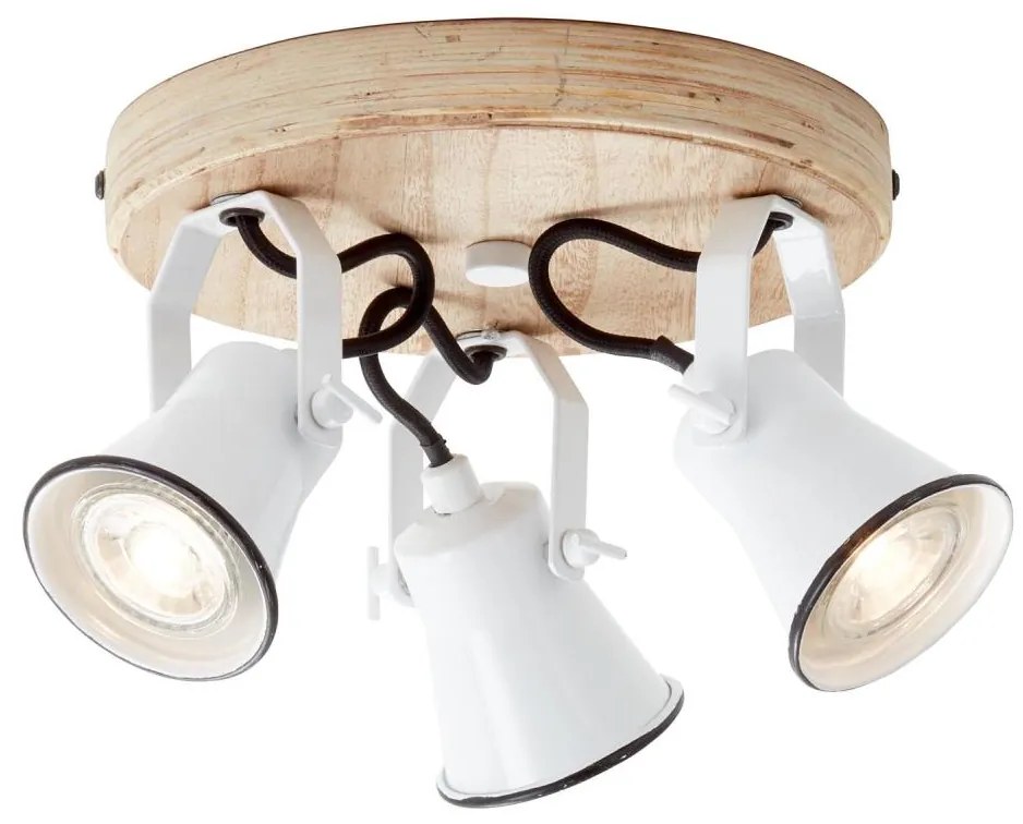 Brilliant - Oprawa punktowa SEED 3xGU10/5W/230V biała/beżowa