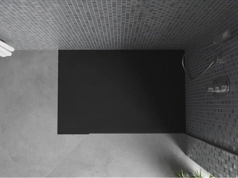 Mexen Otto brodzik prostokątny SMC 100 x 90 cm, czarny - 4N709010