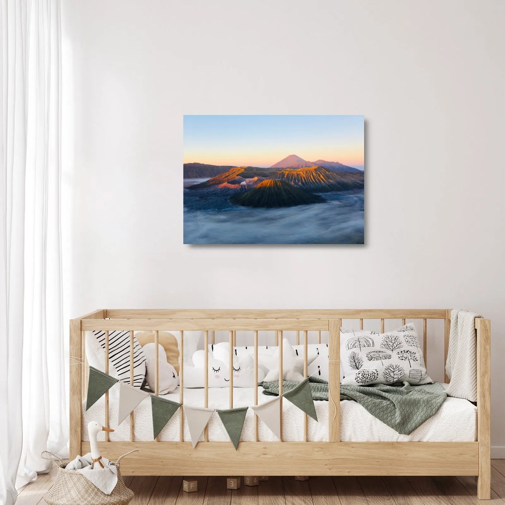 Obraz na szkle góry Bromo w Indonezji (70x50 cm)