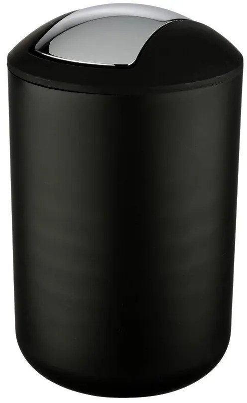 Kosz na śmieci BRASIL BLACK - 6,5 l, WENKO