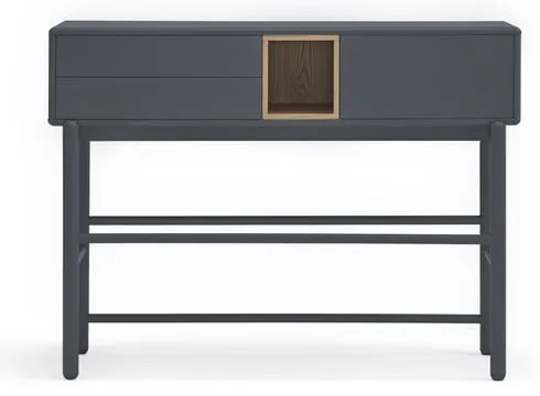 Ciemnoszara konsola 35x120 cm Corvo – Teulat