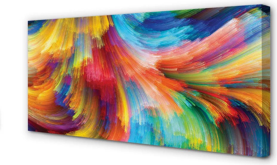 Obraz canvas na ścianę Nieregularne Paski Fraktalne