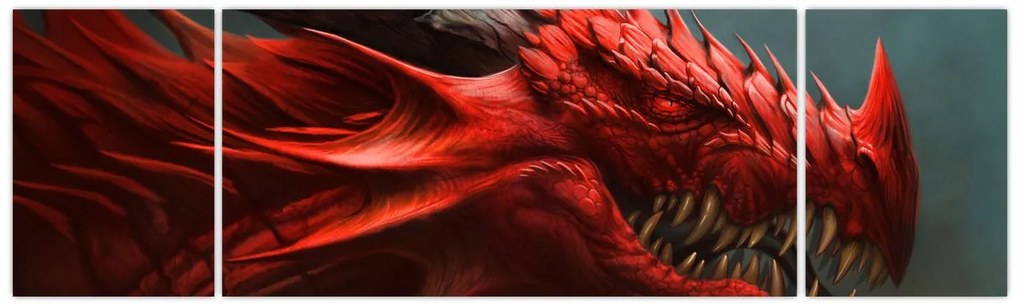 Obraz - Smok (170x50 cm)