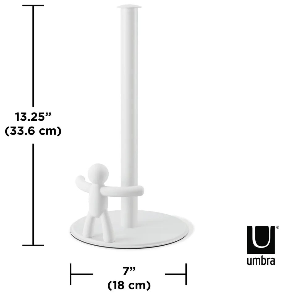 Stalowy stojak na ręczniki kuchenne ø 19 cm Buddy – Umbra