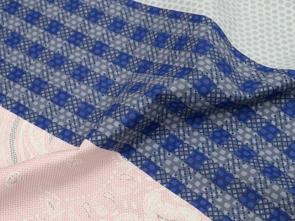 PrzytulneMieszkanie.pl PrzytulneMieszkanie.pl Pościel z bawełny Renforcé LUKA niebieska Rozmiar pościeli: 70 x 90 cm | 140 x 200 cm