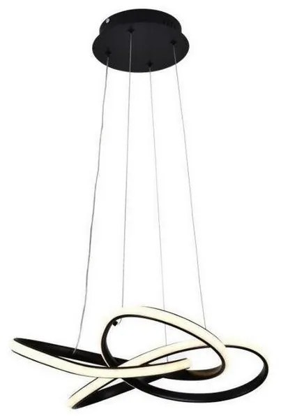 LED 40W lampa wisząca na linkach 3000-6500K czarna + DO