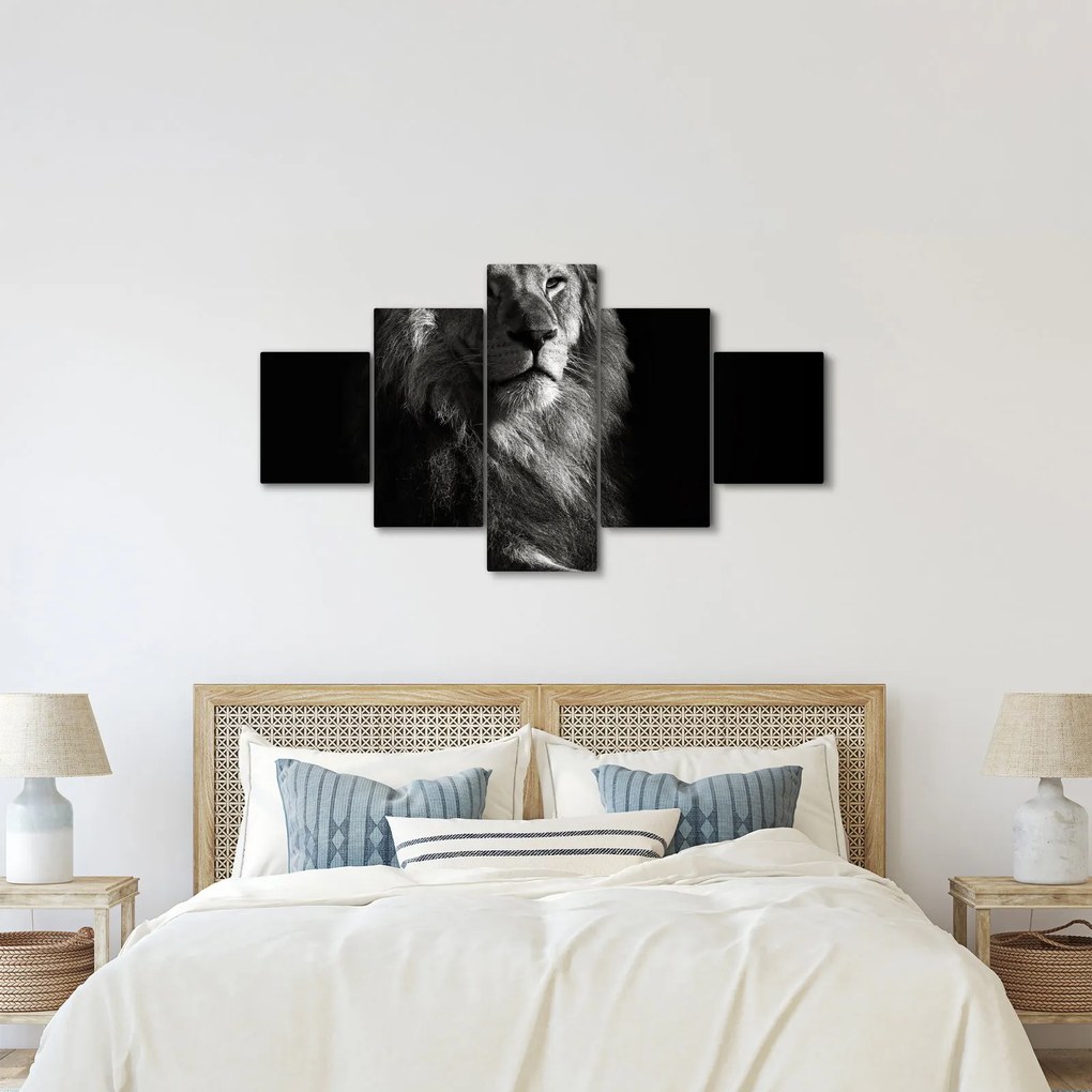 Obraz - Lew (125x70 cm)