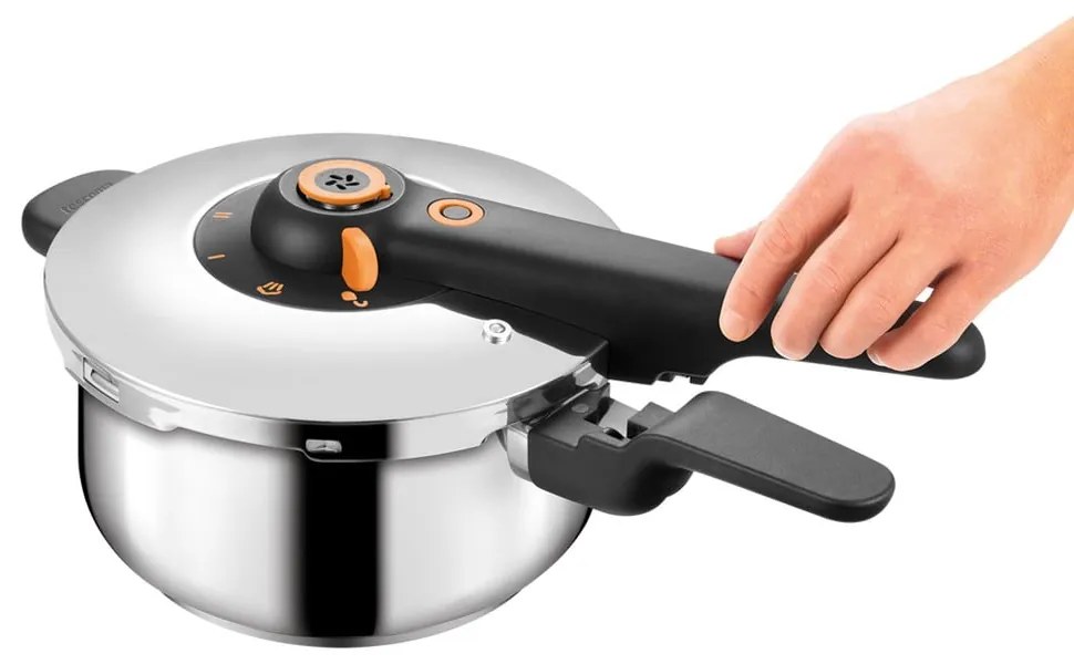 Szybkowar ze stali nierdzewnej odpowiedni na indukcję 4 l SmartClick – Tescoma