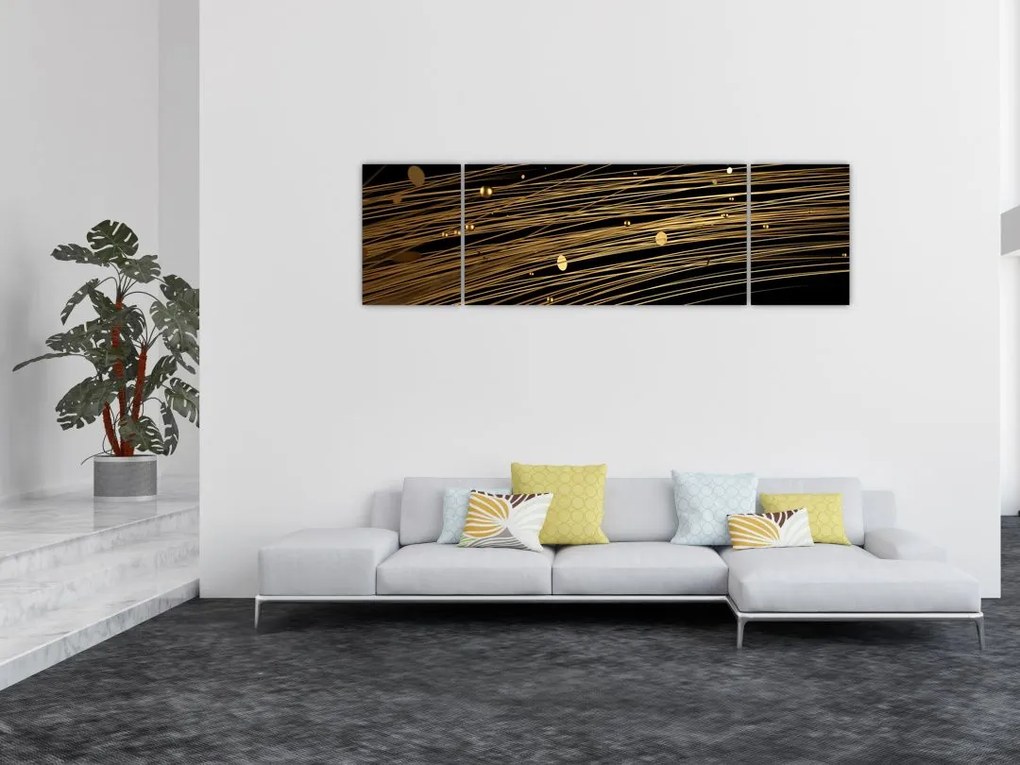 Abstrakcyjny obraz (170x50 cm)