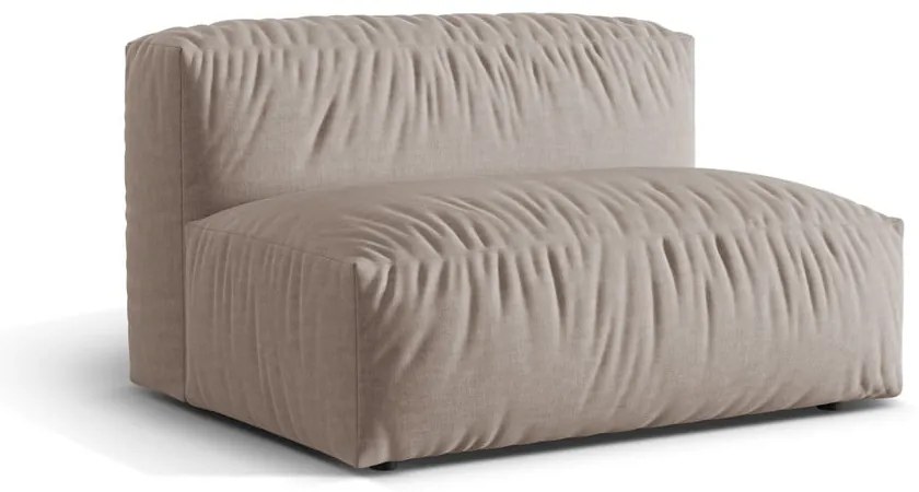 Beżowy moduł sofy (moduł środkowy) Martina – Micadoni Home