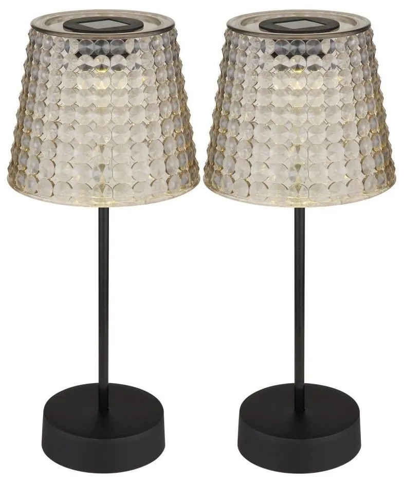 Globo 36634-2S - ZESTAW 2x LED Oświetlenie solarne SOLAR LED/0,06W/3V IP44 szary