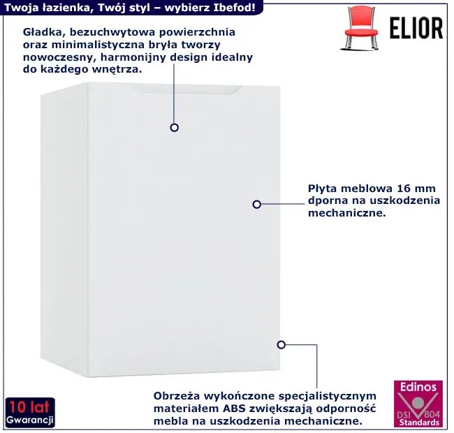 Podwieszana szafka łazienkowa 40 cm - Havis 8X
