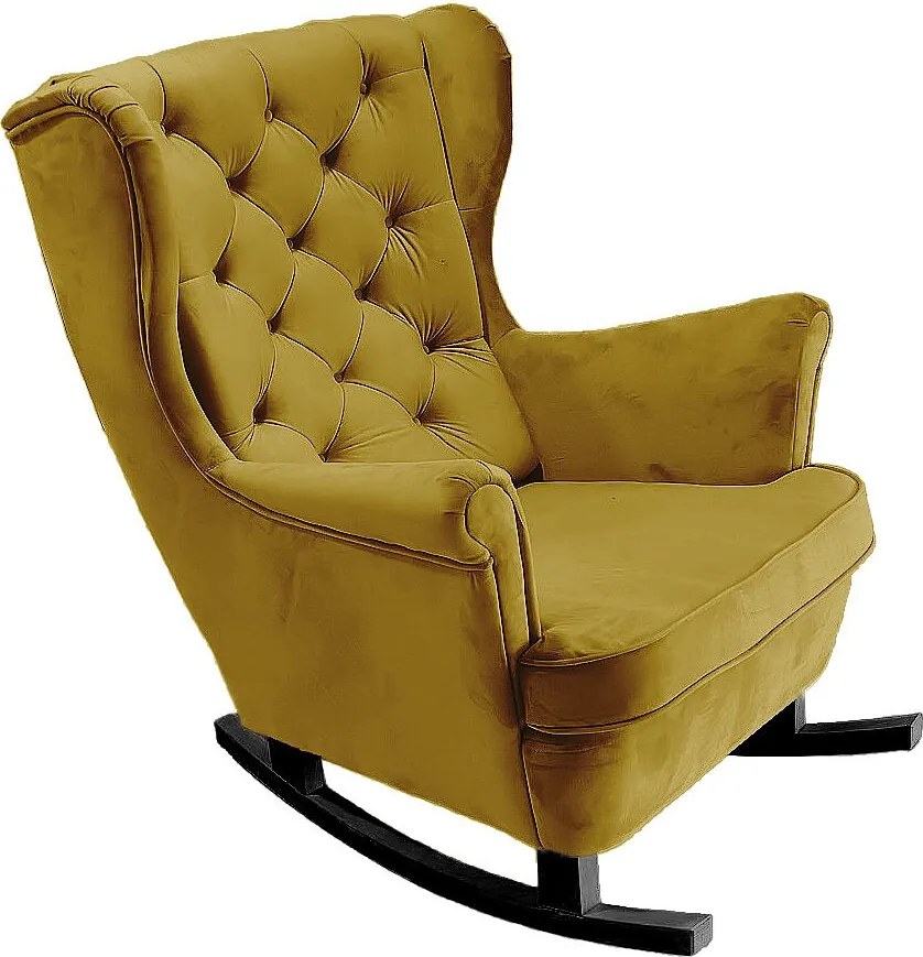 Fotel Relax z Tapicerowanym Siedzeniem i Podłokietnikami, Fotel TV 102x81x95cm Oliwkowy_29819