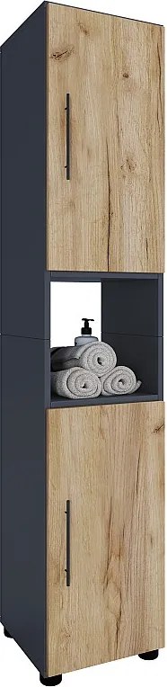 Meble łazienkowe Szafka łazienkowa Wysoka szafka Flandu
