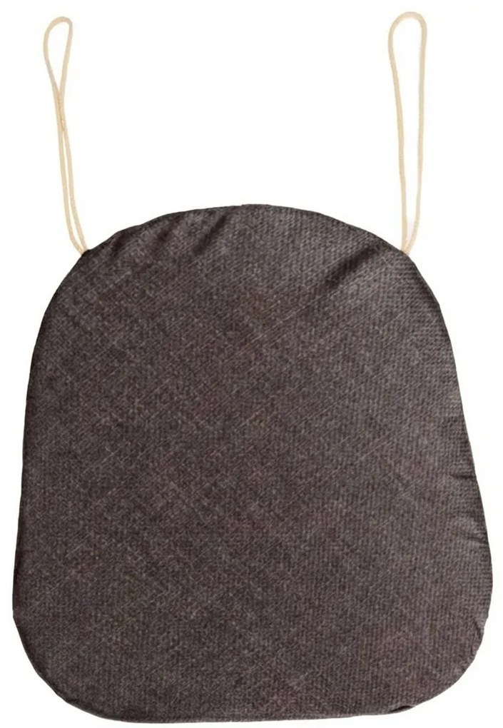 Poduszka na krzesło STANDARD MELANGE brązowa