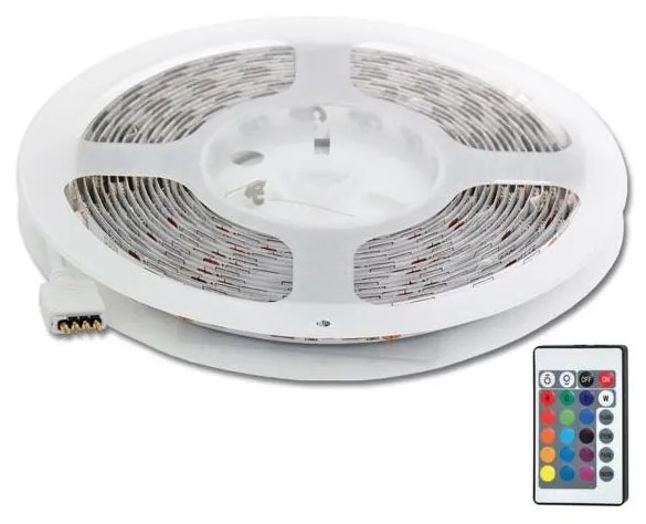 Ecolite DX-SMD5050-RGB/1,5M - LED RGB taśma 1,5 m LED/14,4W/230V + pilot