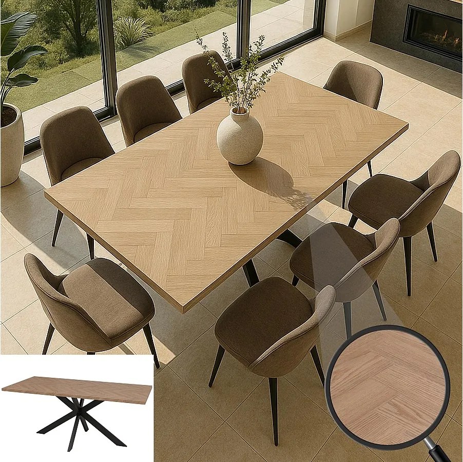 Stół do jadalni MCW-O55,  jasny dąb