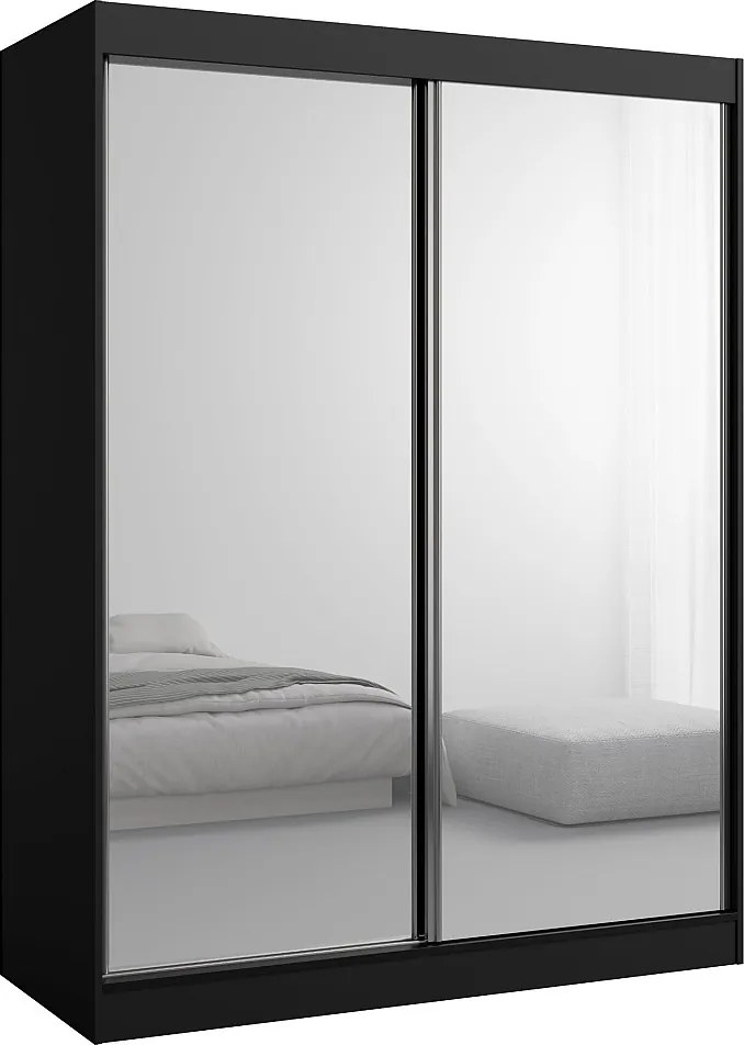 Szafa przeuwna z lutrem Como 2D2L 150 Czarna