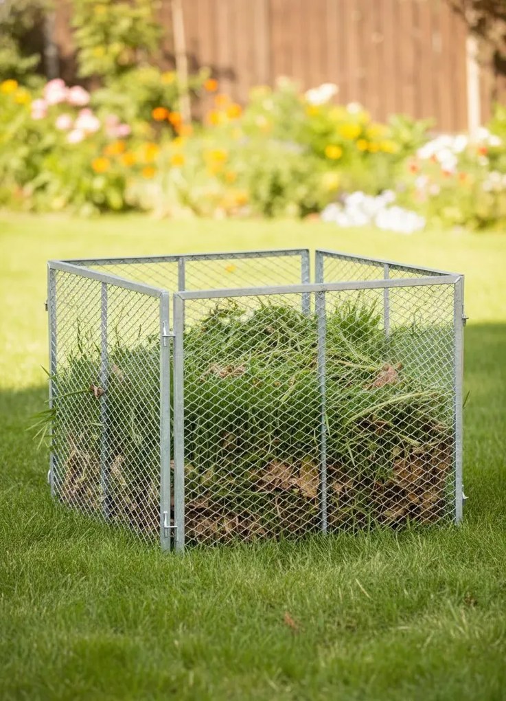 Otwarty kompostownik ogrodowy z żelaza P0-S14