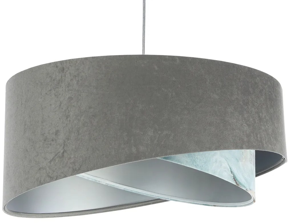 Lampa wisząca GRAY SEA szara/srebrna BPS KONCEPT