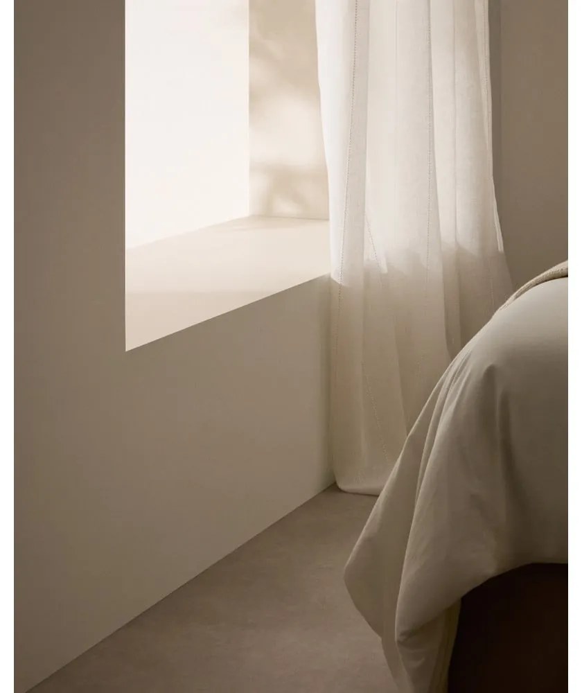 Biała zasłona 140x270 cm Glima – Kave Home