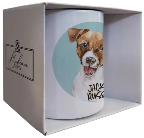 Bohemia Gifts Ceramiczny kubek - Jack Russel, 350ml
