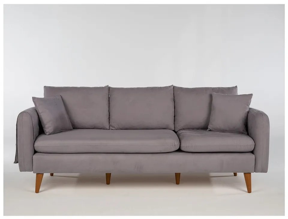 Szara sofa 215 cm Sofia – Balcab Home