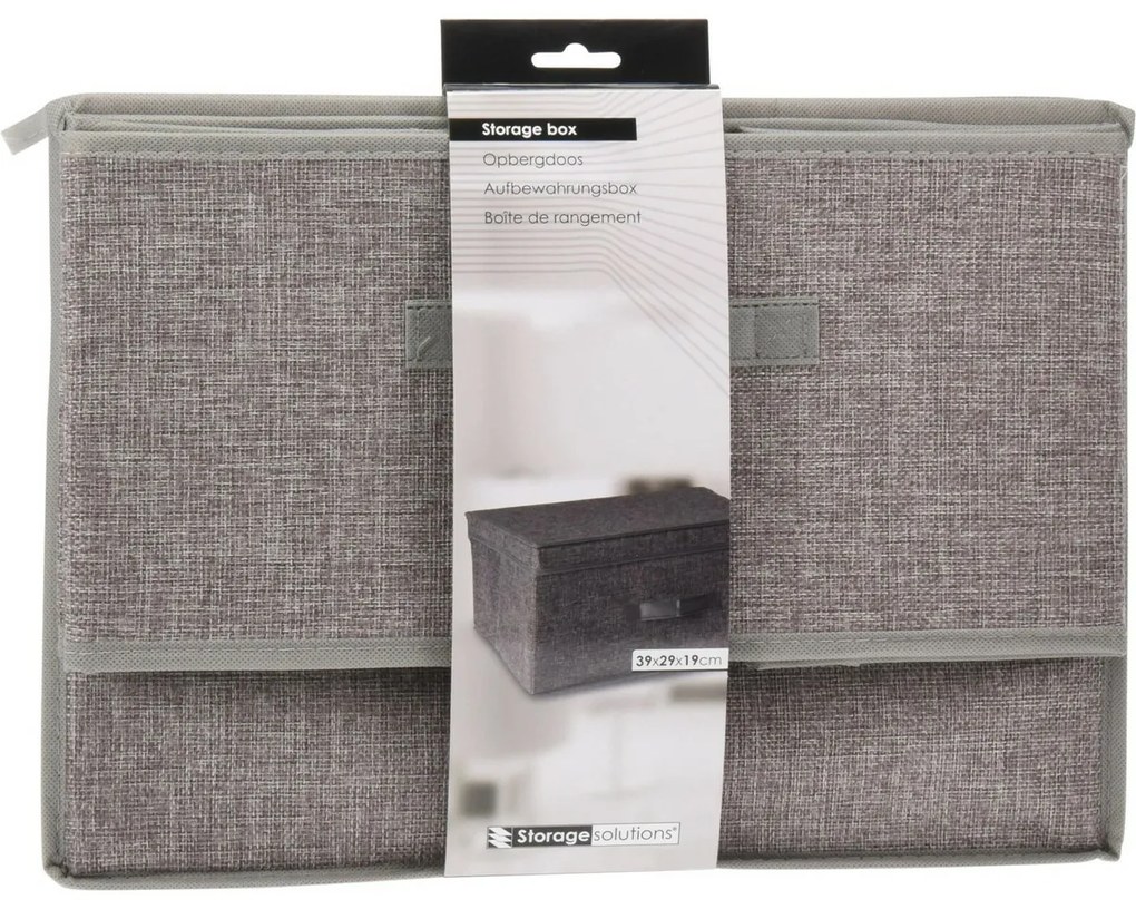 Składany pojemnik do przechowywania z odchylaną pokrywą 39 × 29 × 19 cm, S