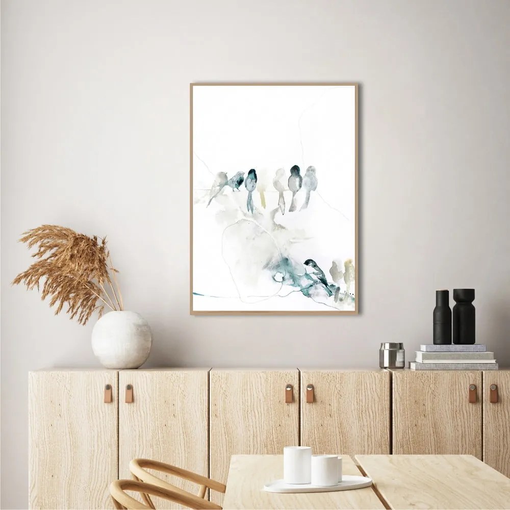 Obraz 50x70 cm Birdshape – Malerifabrikken