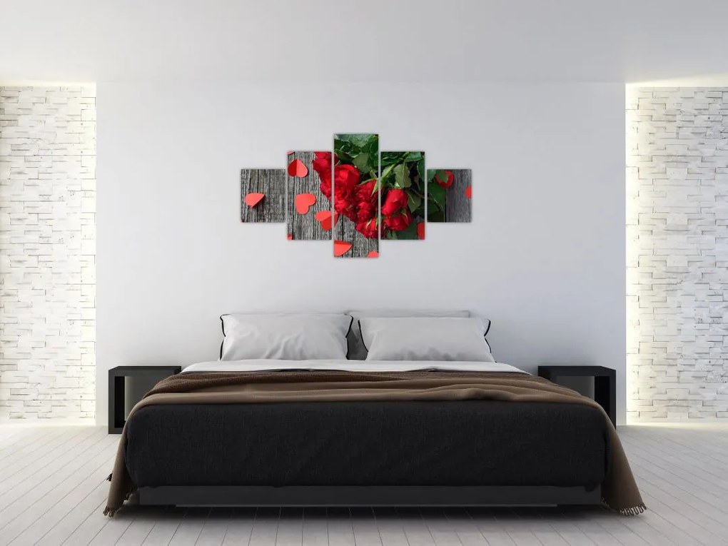 Obraz róż (125x70 cm)